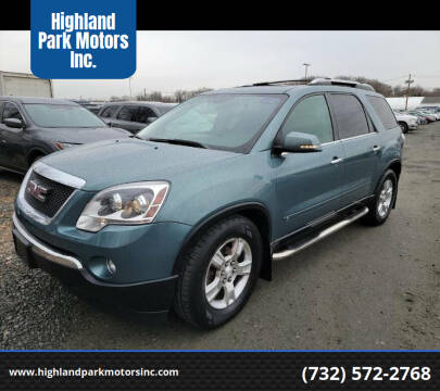 2009 GMC Acadia for sale at Highland Park Motors Inc. in Highland Park NJ
