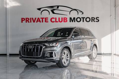 2021 Audi Q7 for sale at Private Club Motors in Houston TX