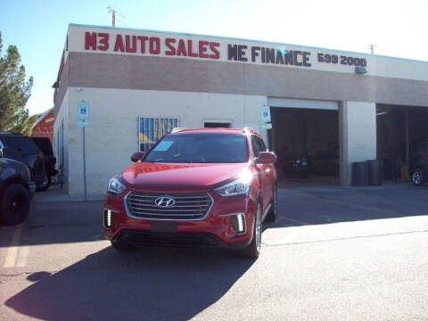 2018 Hyundai Santa Fe for sale at M 3 AUTO SALES in El Paso TX
