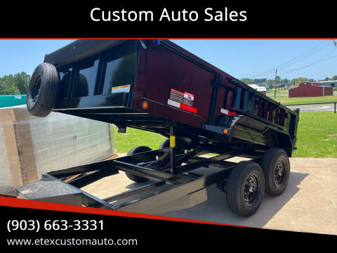 2024 Top Hat 12x77 Dump Trailer for sale at Custom Auto Sales - TRAILERS in Longview TX