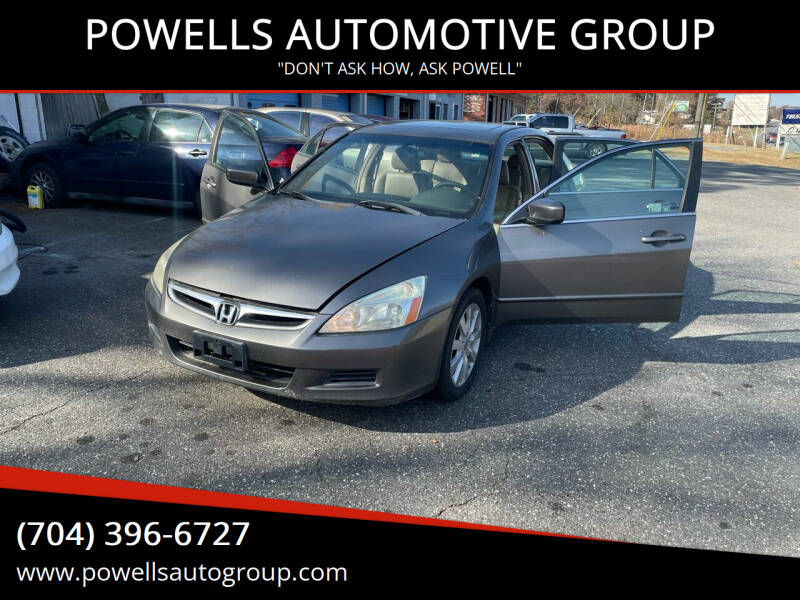 2007 Honda Accord for sale at POWELLS AUTOMOTIVE GROUP in Gastonia NC