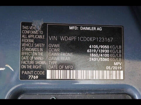 2019 Mercedes-Benz Sprinter