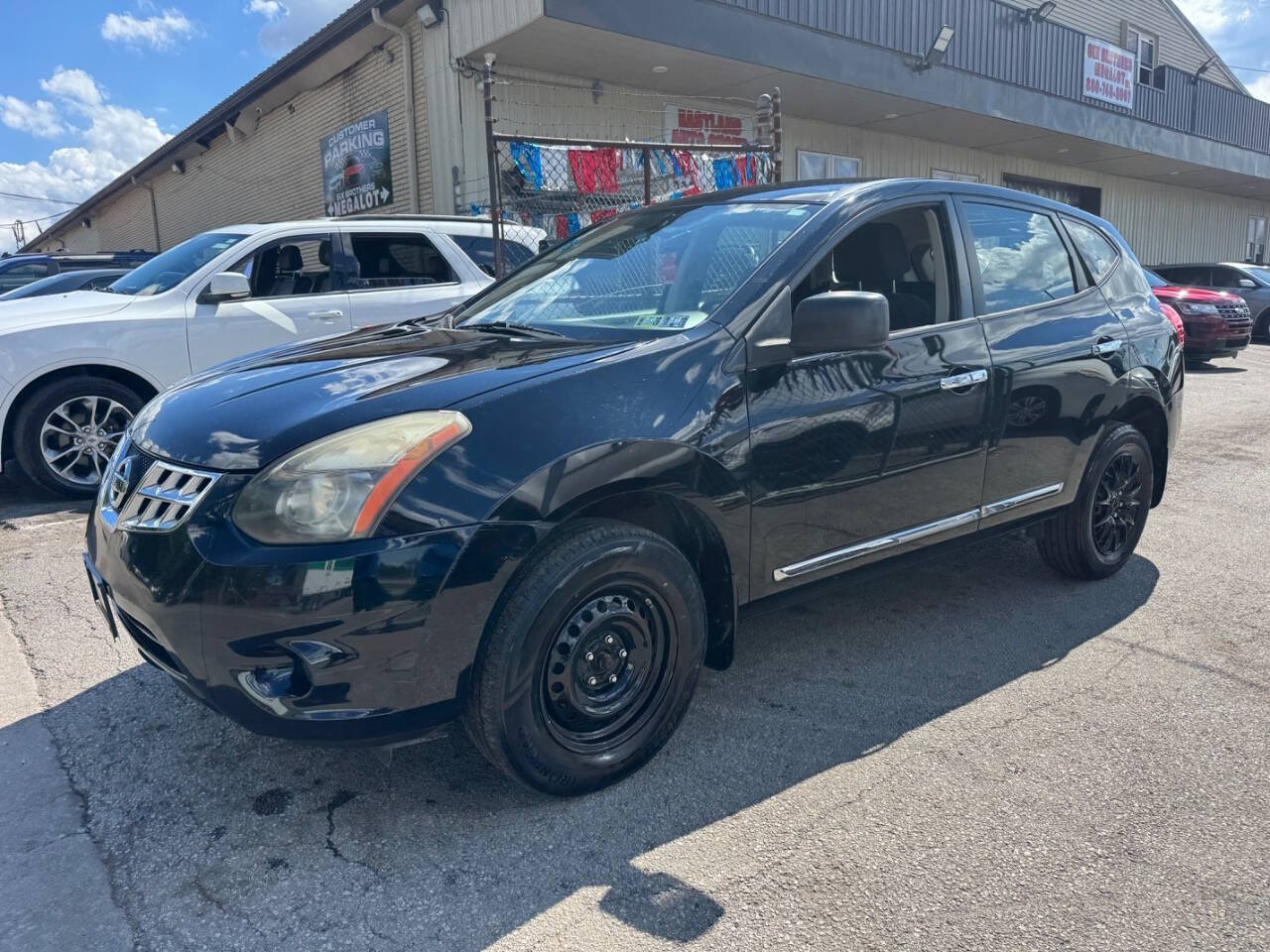 Black 2014 Nissan Rogue Select S AWD S 4dr Crossover 2