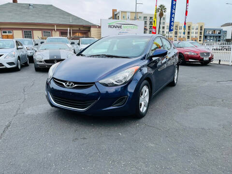 2013 Hyundai Elantra for sale at Ronnie Motors LLC in San Jose CA