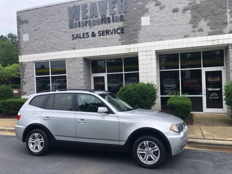 2006 BMW X3 for sale at Weaver Motorsports Inc in Cary NC