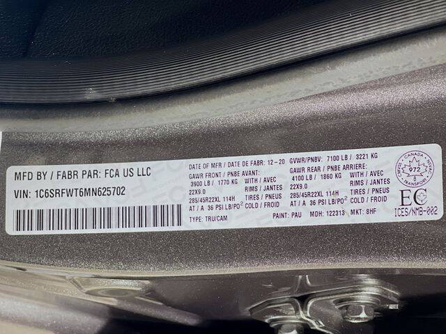 2021 RAM 1500