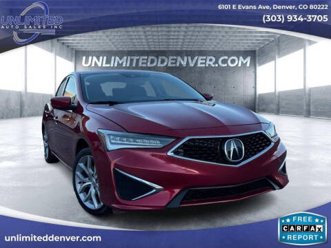 2021 Acura ILX for sale at Unlimited Auto Sales in Denver CO