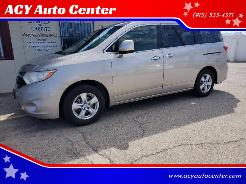 2013 Nissan Quest for sale at ACY Auto Center in El Paso TX