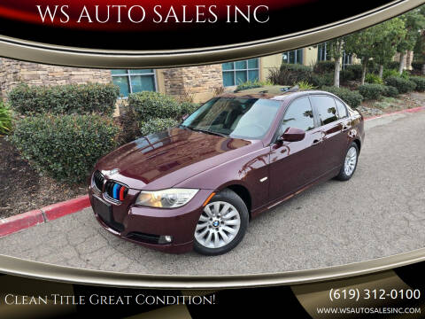 2009 BMW 3 Series for sale at WS AUTO SALES INC in El Cajon CA