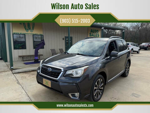 2017 Subaru Forester for sale at Wilson Auto Sales in Chandler TX