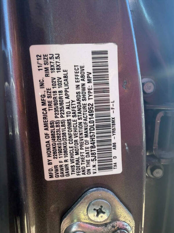 2013 Acura RDX w/Tech