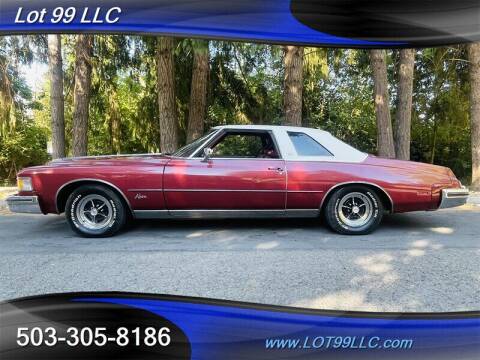 1975 Buick Riviera for sale at LOT 99 LLC in Milwaukie OR
