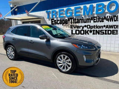 2021 Ford Escape for sale at TREGEMBO MOTORS in Bentleyville PA