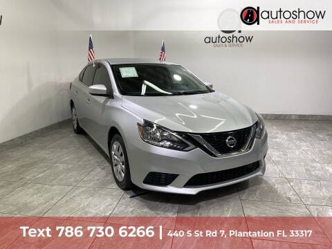 2018 Nissan Sentra for sale at AUTOSHOW SALES & SERVICE in Plantation FL