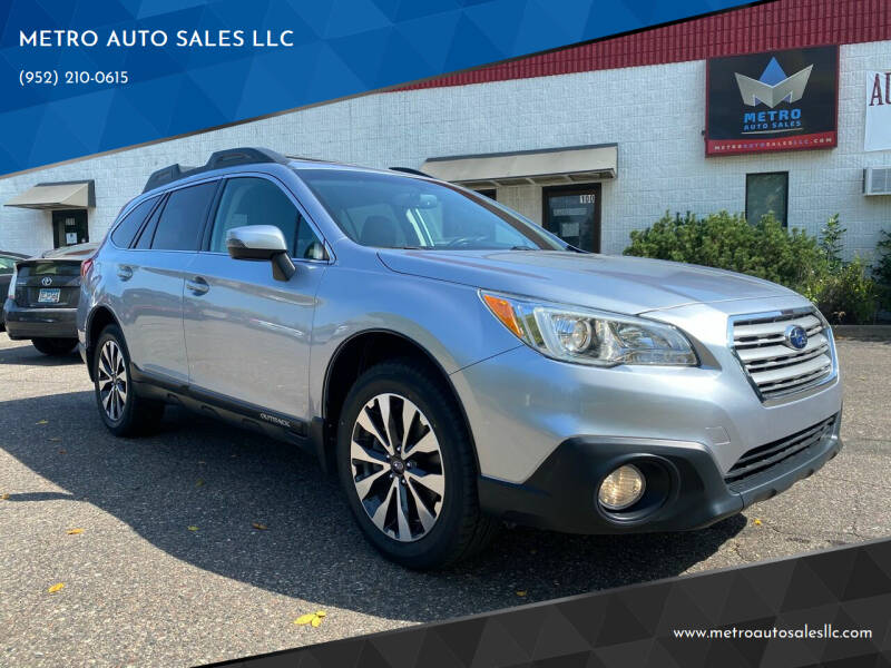 2016 Subaru Outback for sale at METRO AUTO SALES LLC in Lino Lakes MN
