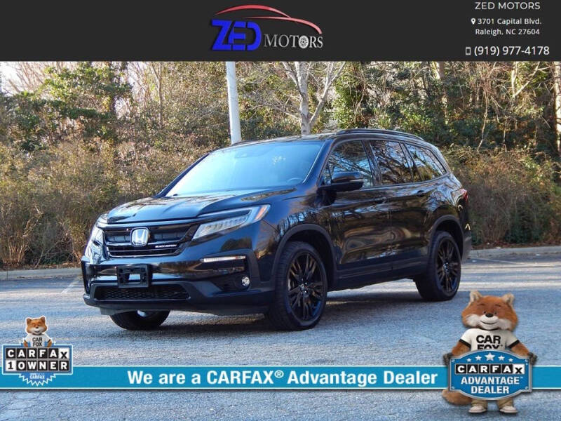 2020 Honda Pilot for sale at Zed Motors in Raleigh NC