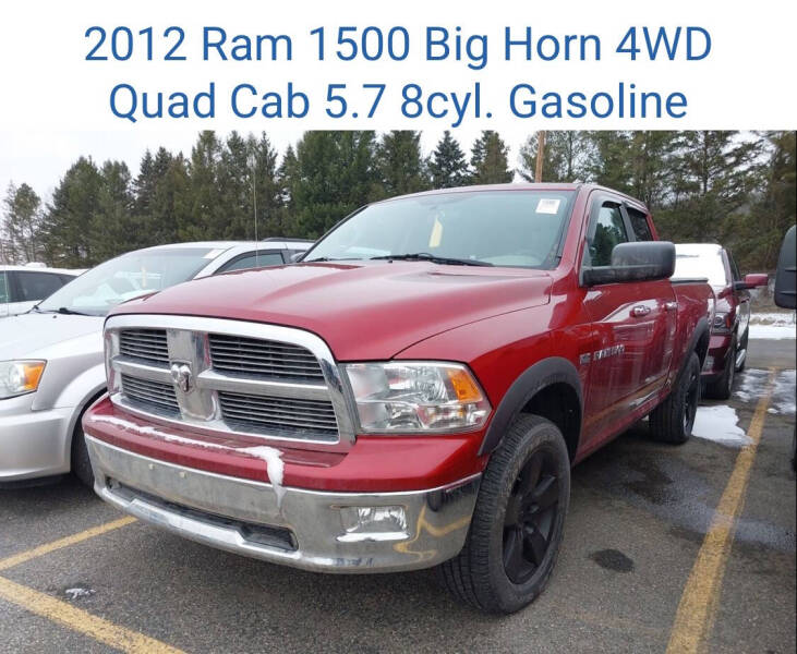 2012 RAM 1500 for sale at Bill Cooks Auto in Elmira Heights NY