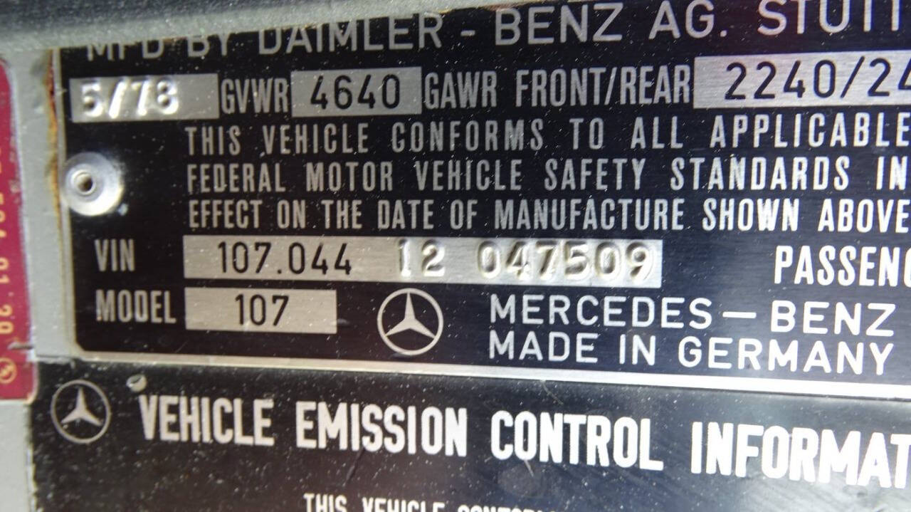1978 Mercedes-Benz 450-Class 40