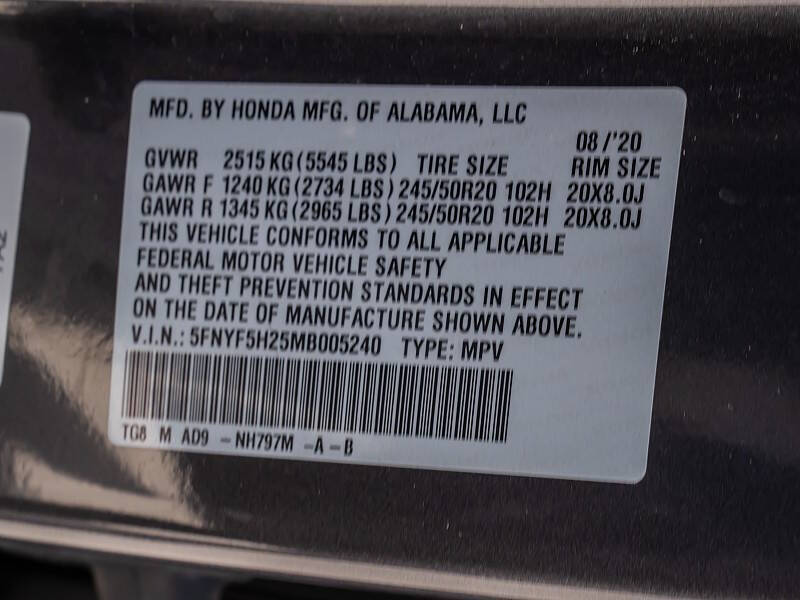 2021 Honda Pilot SE