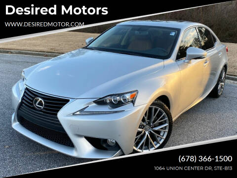 2014 Lexus IS 250 for sale at Desired Motors in Alpharetta GA