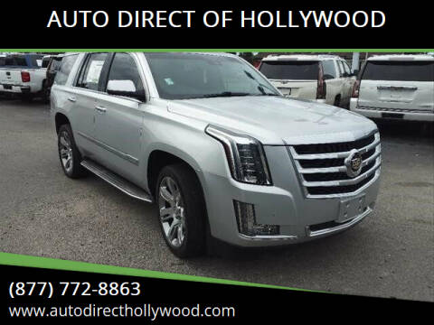 2015 Cadillac Escalade ESV for sale at AUTO DIRECT OF HOLLYWOOD in Hollywood FL