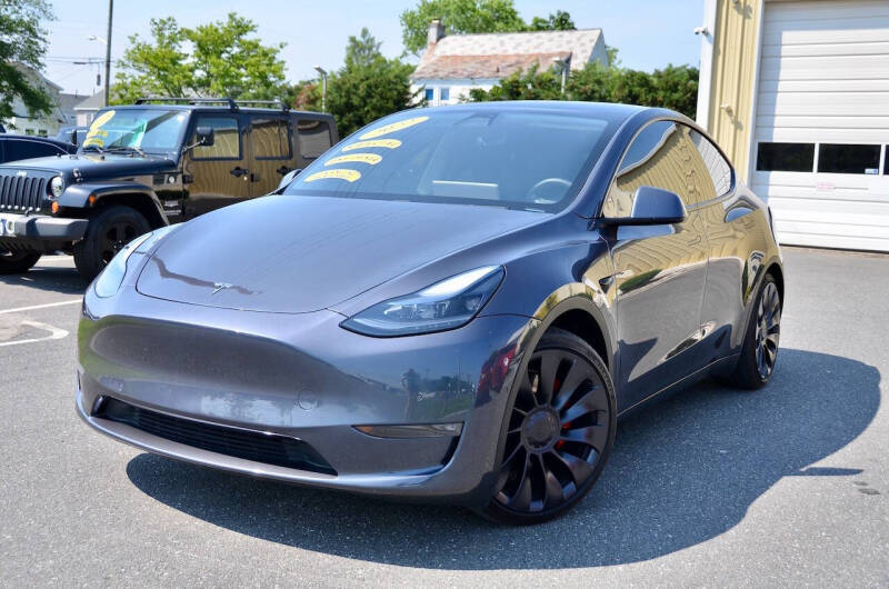 Used 2022 Tesla Model Y Performance with VIN 7SAYGDEF1NF395756 for sale in Pleasantville, NJ