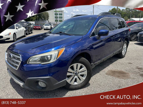 2015 Subaru Outback for sale at CHECK AUTO, INC. in Tampa FL