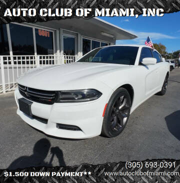 2015 Dodge Charger for sale at AUTO CLUB OF MIAMI, INC in Miami FL