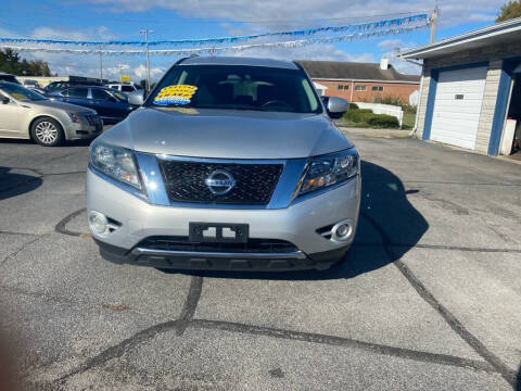 2014 Nissan Pathfinder for sale at Tonys Auto Sales Inc in Wheatfield IN