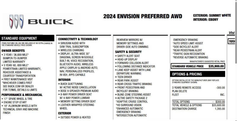 2024 Buick Envision Preferred
