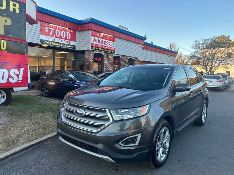 2017 Ford Edge for sale at HW Auto Wholesale in Norfolk VA