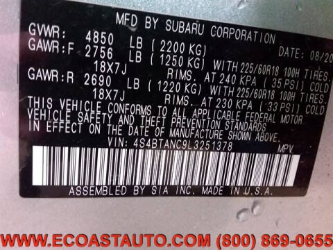 2020 Subaru Outback Limited