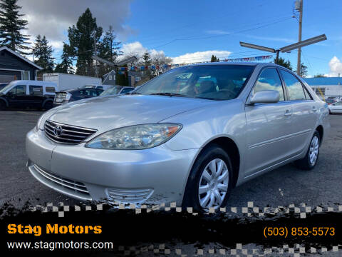 2005 Toyota Camry for sale at Stag Motors in Portland OR