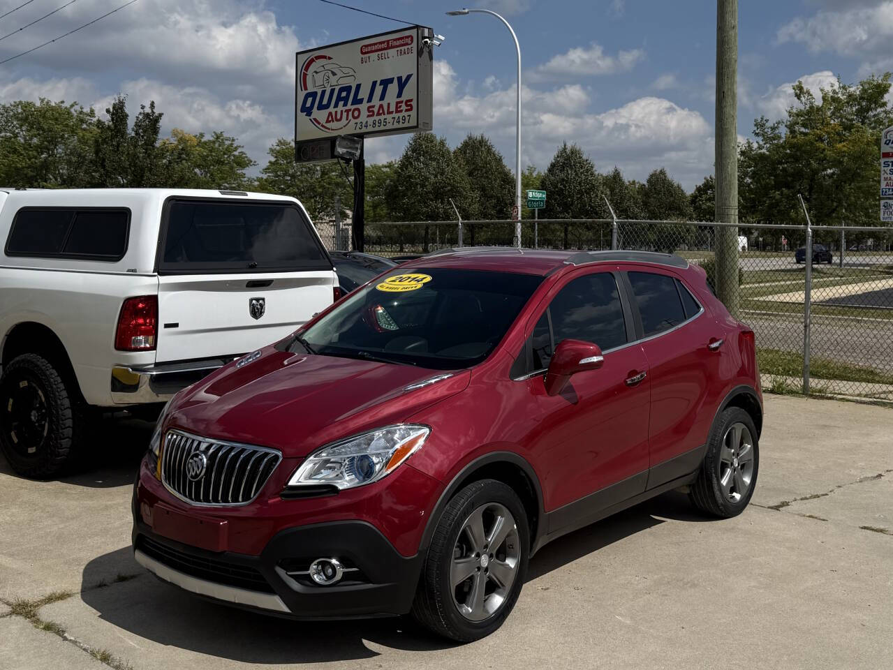 Red 2014 Buick Encore Convenience AWD Convenience 4dr Crossover 1