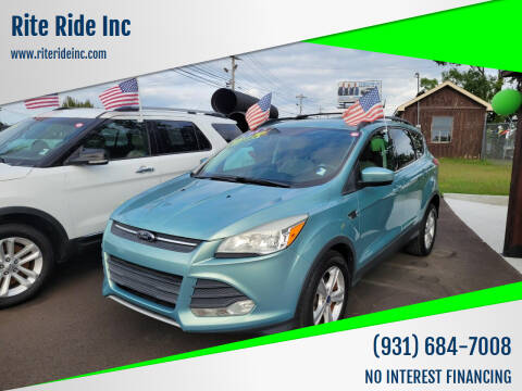 2013 Ford Escape for sale at Rite Ride Inc 2 in Shelbyville TN