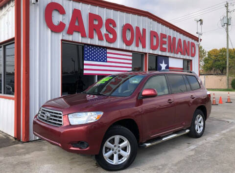 2008 Toyota Highlander for sale at Cars On Demand 3 in Pasadena TX