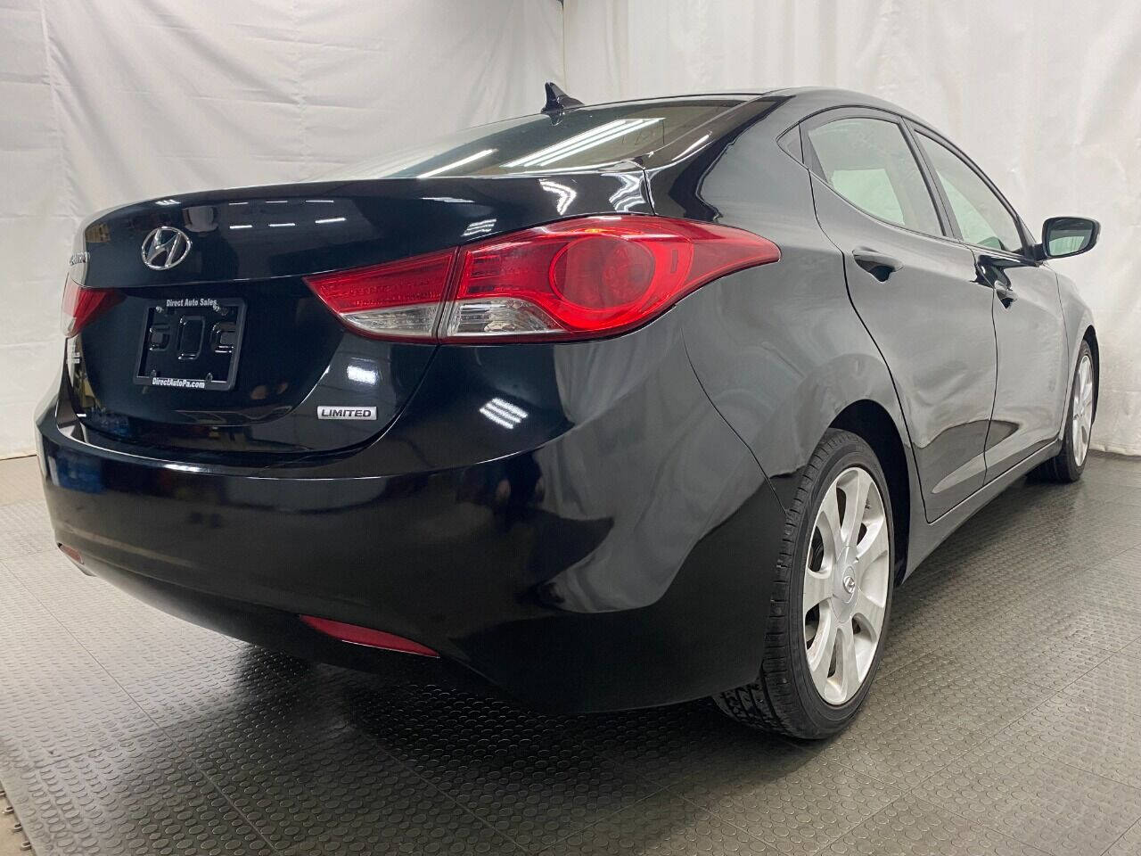 2012 Hyundai Elantra Limited 4dr Sedan - Black exterior view 9