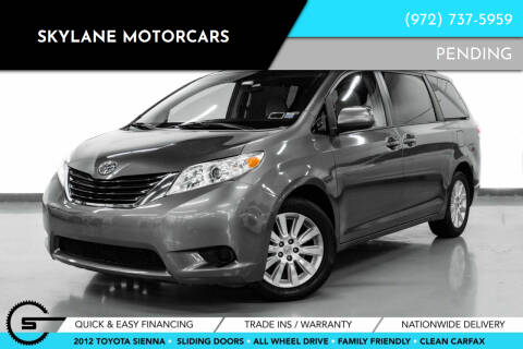 2012 Toyota Sienna for sale at Skylane Motorcars in Carrollton TX