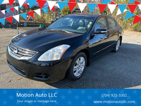 2012 Nissan Altima for sale at Motion Auto LLC in Kannapolis NC