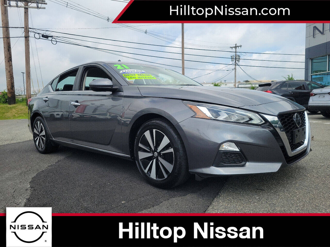 2021 Nissan Altima for sale at HILLTOP NISSAN in East Hanover, NJ