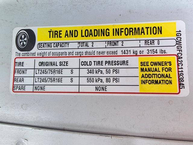 2012 Chevrolet Express 2500