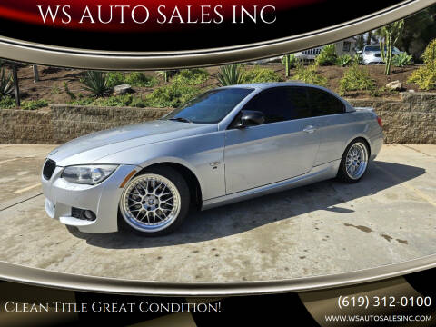 2011 BMW 3 Series for sale at WS AUTO SALES INC in El Cajon CA