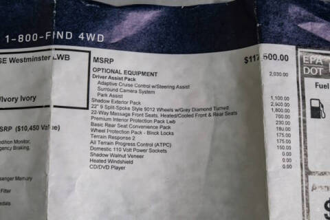 2021 Land Rover Range Rover P525 HSE Westminster Edition