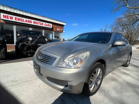 2008 Infiniti G35 for sale at New England Motor Cars in Springfield MA