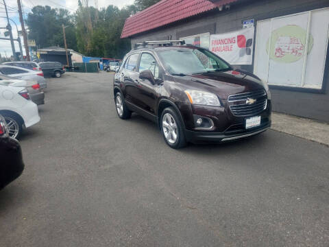 2015 Chevrolet Trax for sale at Bonney Lake Used Cars in Puyallup WA