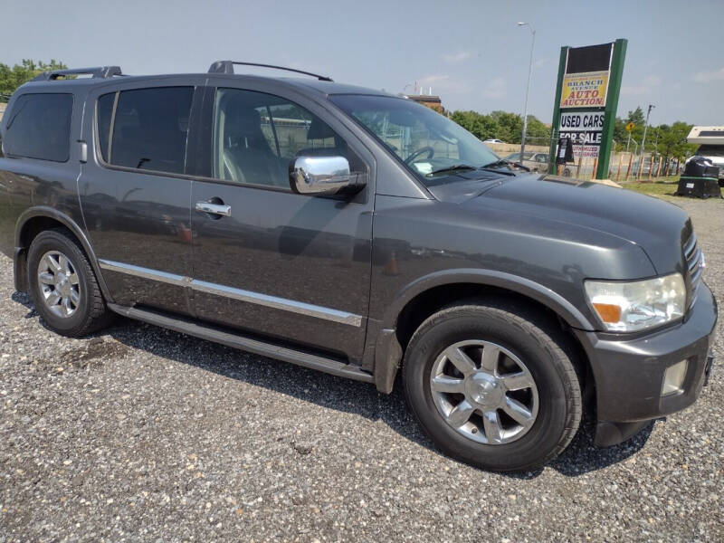 2007 Infiniti QX56 for sale at Branch Avenue Auto Auction in Clinton MD