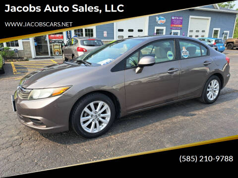 2012 Honda Civic for sale at Jacobs Auto Sales, LLC in Spencerport NY