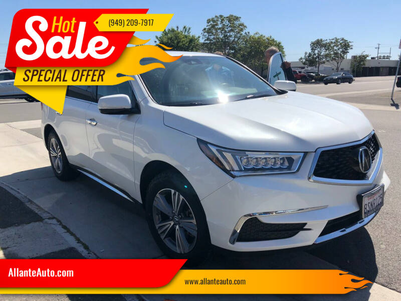 2020 Acura MDX for sale at AllanteAuto.com in Santa Ana CA