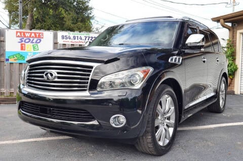 2013 Infiniti QX56 for sale at ALWAYSSOLD123 INC in Fort Lauderdale FL