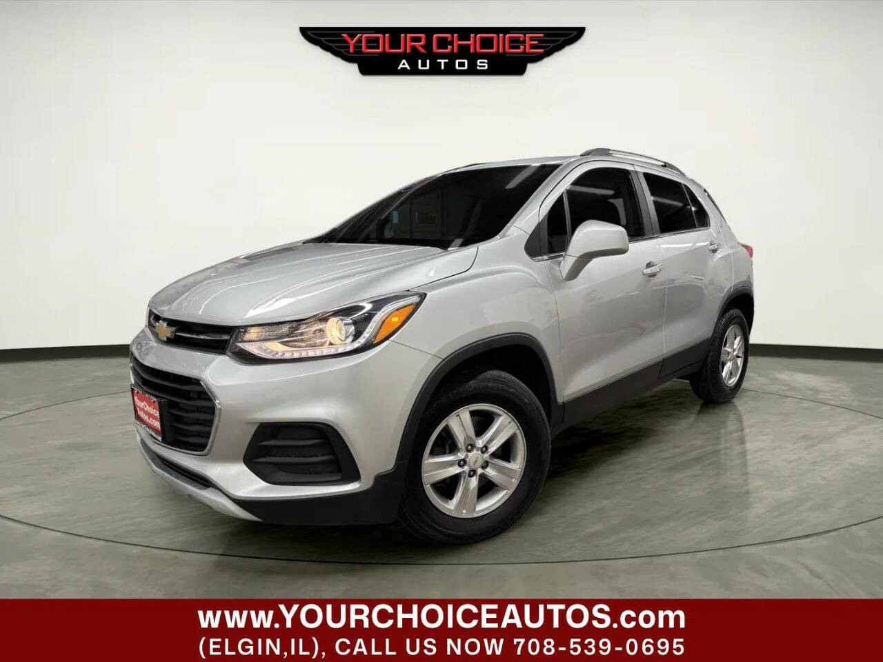 Silver 2017 Chevrolet Trax LT AWD SUV / Crossover All-Wheel Drive 6-Speed Automatic